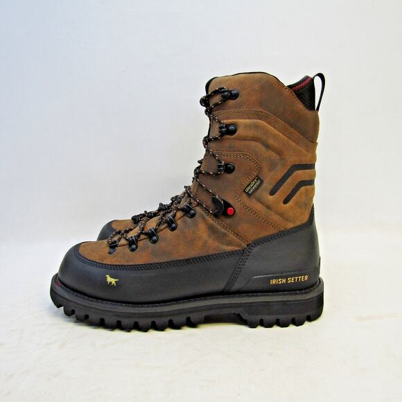 Irish Setter By Red Wing Mens Size 11 D Elk Tracker XD Brown Leather Boots 3982 main image 5